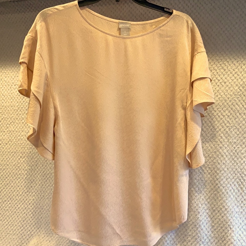 Chico’s - peach colored blouse